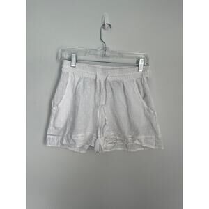 Joie White Cotton Embroidered Shorts Women Small Tassel Trim‎ Boho Summer
